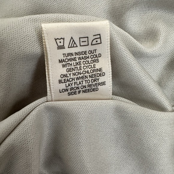 Sincerely Jules Dress Large Midi Gray Silky Cowl Neck Slip Stretch Fairy 90s Y2K - Picture 9 of 9